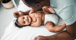 My husband refuses to help change our baby's diapers â he claims it's gross'